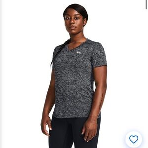 Under Armour Women's UA Tech Twist V-neck, gray